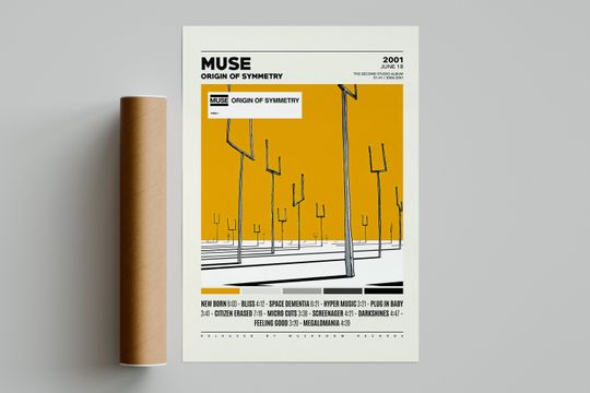 Muse Band Origin of Symmetry Poster