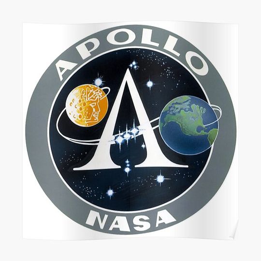 Apollo Program Logo Premium Matte Vertical Poster