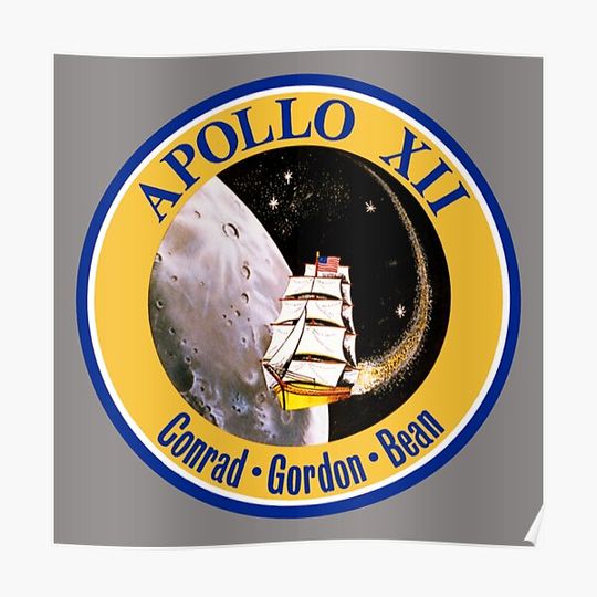 Apollo 12 logo Premium Matte Vertical Poster