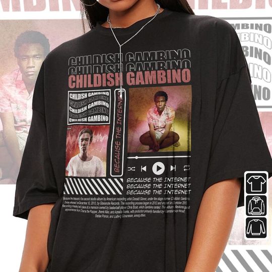 Childish Gambino Rap Shirt, Because the Internet Album Vintage Shirt
