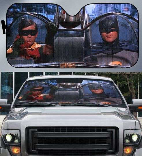 Bruce Wayne And Dick Grayson Auto Sunshade