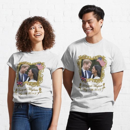 Prince Harry and Meghan Markle Classic T-Shirt