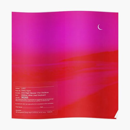 Malibu Nights Premium Matte Vertical Poster
