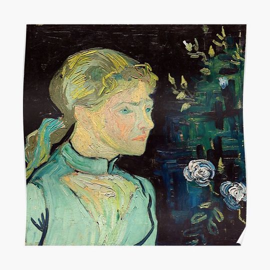 Adeline Ravoux (1890) by Vincent Van Gogh Premium Matte Vertical Poster
