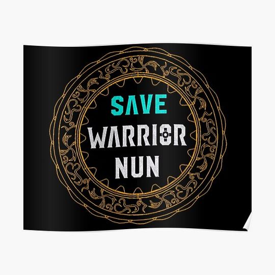 Save warrior nun Premium Matte Vertical Poster