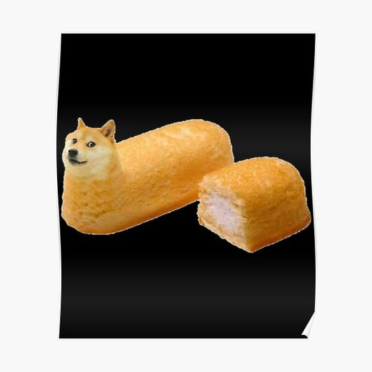 Doge Twinkie Meme Premium Matte Vertical Poster