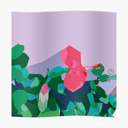Art print "soulflower 1" © Eva H. 2021 Premium Matte Vertical Poster