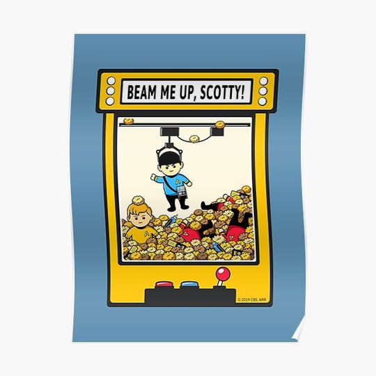 Beam me up, Scotty Premium Matte Vertical Poster