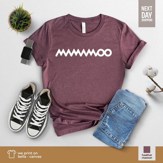 Mamamoo Logo Shirt, Mamamoo Shirt, Moomoo Friend Gift, Hwasa Shirt, Wheein Shirt, Solar Shirt, Moonbyul Shirt, Kpop Fan Gift