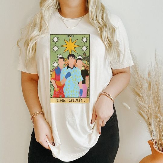 Retro The Star Jonas Brothers Shirt, Joe Jonas mix tarot card tshirt