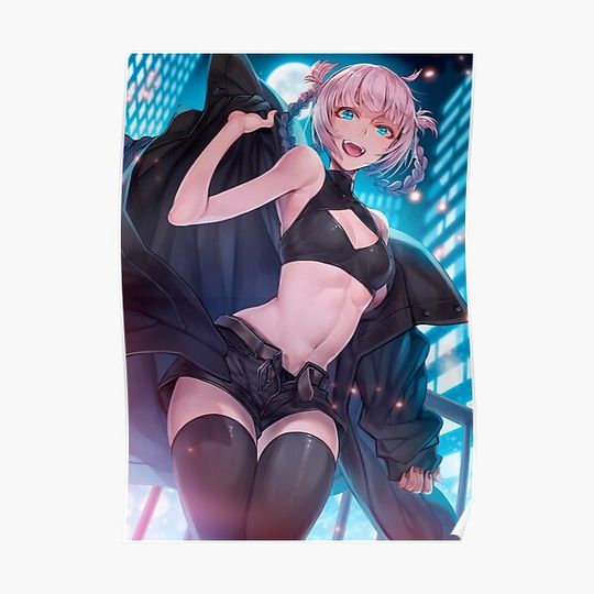 Hot Nazuna Nanakusa Sexy Boobs Tits Thighs Ass Butt (COTN YNU Lewd Horny hen Anime Girl 1) Premium Matte Vertical Poster