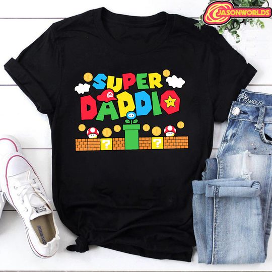 Super Daddio T-Shirt, Dad Lover Shirt, Fathers Day Vintage Shirt, Fathers Day Unisex T-Shirt