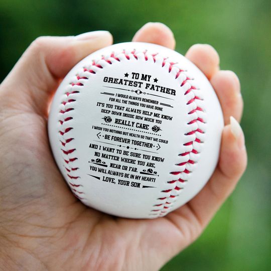 Dad Father's Day Christmas Gift To Dad Baseball Gift From Son Daughter Baseball For DAD Father's Day