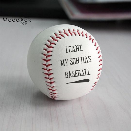 Personalized baseball, Personalized baseball gifts, Baseball team gift, Engraved message on ball