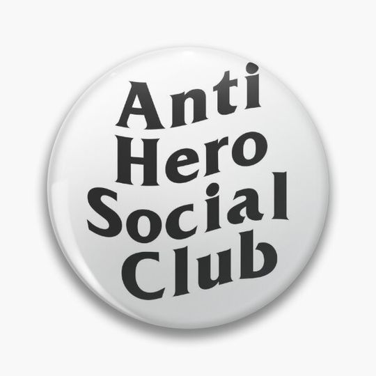 anti hero Soociial Clubb Pin Button