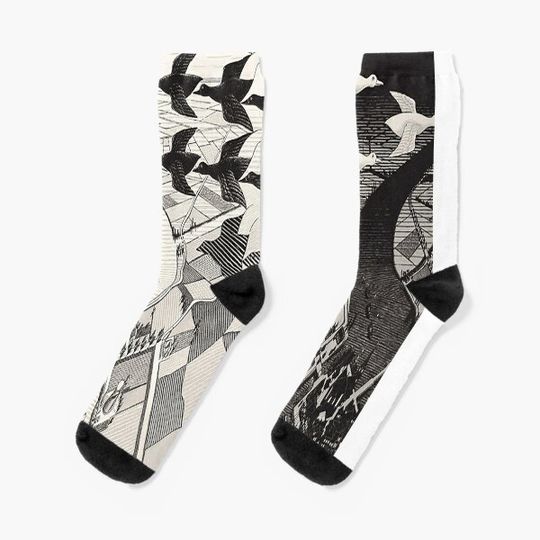 M.C. Escher Socks