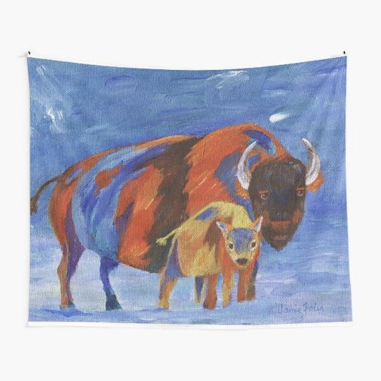 American Bison Tapestry
