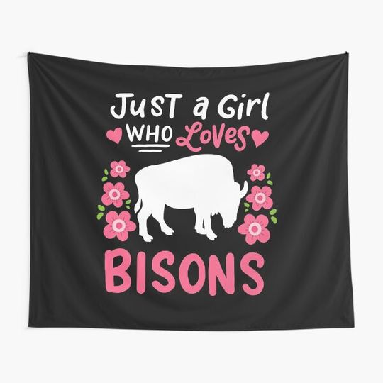 Bison Bison Lover Tapestry
