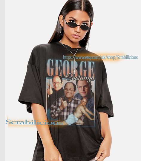 RETRO GEORGE Costanza Shirt, George Seinfield Shirt, George Costanza Shirt, George Costanza Homage Shirt, Seinfeld Fan, Tv Seinfeld Sitcom
