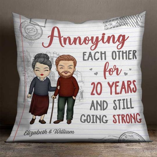 Annoying Each Other For So Many Years And Still Going Strong - Gift For Couples, Personalized Pillow