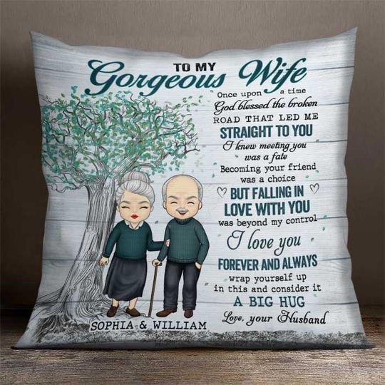 Falling In Love With You Was Beyond My Control - Gift For Couples, Personalized Pillow