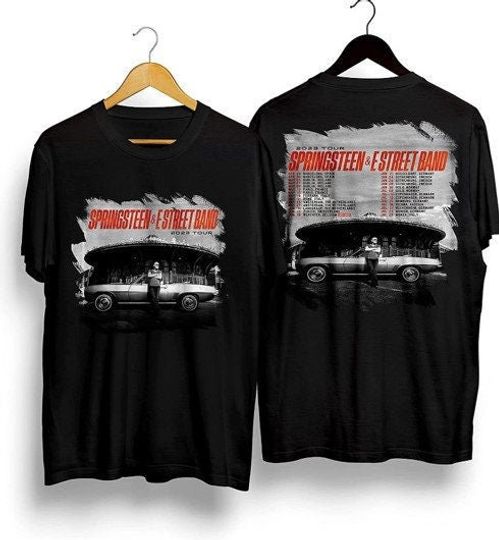 Bruce Springsteen Tour 2023 Double Sided T-Shirt