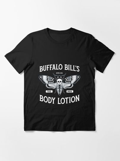 Buffalo Bill's Body Lotion - Horror - Death's Head Moth - Distressed Vintage Design | Essential T-Shirt