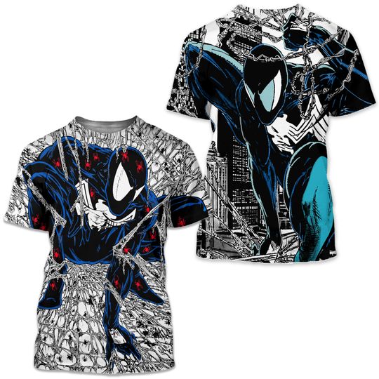 Spiderman Symbiote boot T-shirt