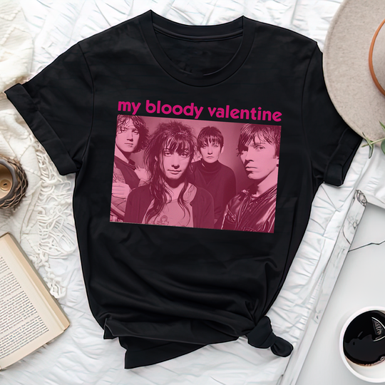 My Bloody Valentine Rock band Music Lover heavy cotton T-shirt