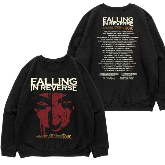 Falling In Reverse The Popular Mons Tour 2023 Shirt,Falling In Reverse Rock Band Fan Sweatshirt