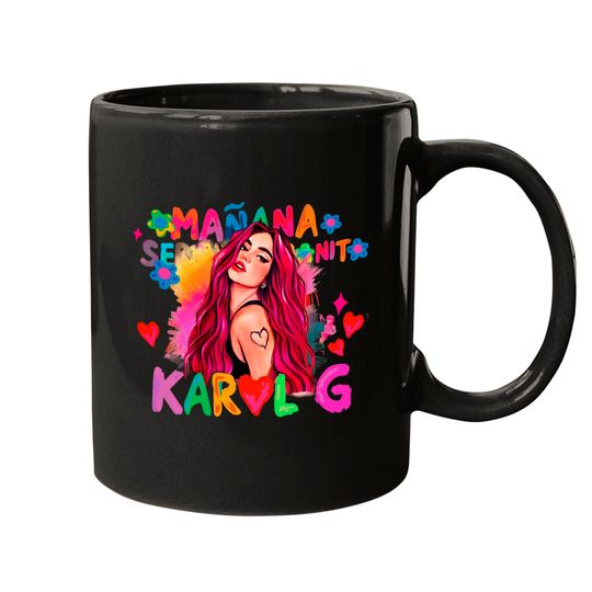 Karol G Album Cover Manana Sera Bonito Mugs, Karol G New Album 2023 Mugs