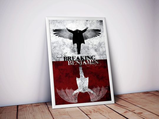 Breaking Benjamin Poster | Breaking Benjamin Print | American Rock Bands Poster