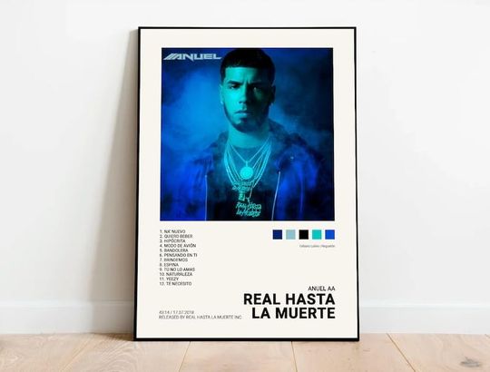 Anuel AA Real Hasta La Muerte album cover, poster