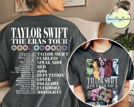 Taylor The Eras Tour Double-Sided Shirt, Taylor taylor version Merch Double Sided T-Shirt