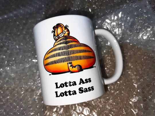 Garfield Lotta Ass Lotta Sass Mug