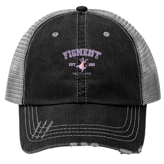 Vintage Figment Trucker Hats, Figment est 1983 Trucker Hats, Disneyland Trucker Hats, Epcot Trucker Hats