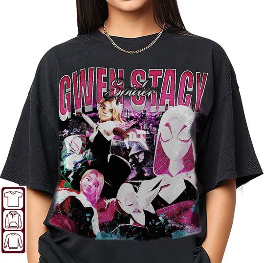 Spider Gwen Stacy 90s Vintage Shirt, Spider Gwen Stacy Shirt,