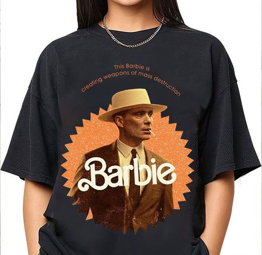Barbie Oppenheimer 2023 Movie Vintage Shirt, Barbie Movie Shirt, Oppenheimer Movie