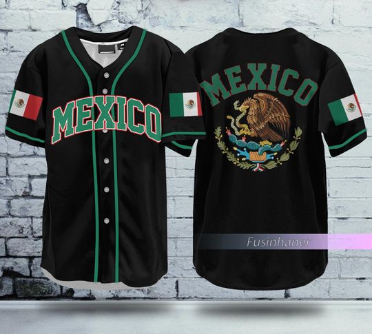 Eagle Mexico Baseball Jersey, Eagle Mexico