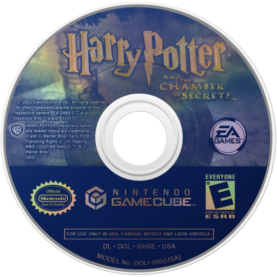 Harry Porter and The Chambre Secrets Video Game Glass Coaster Personalized 2000s, Retro, Game Cube
