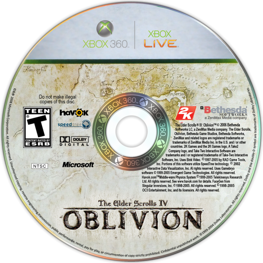 The Elder Scrolls IV: Oblivion Video Game Glass Coaster Personalized 2000s, Retro, Game Cube