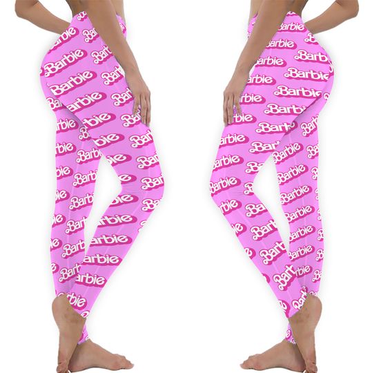 Pink Barbie Pattern (Barbiecore) Leggings