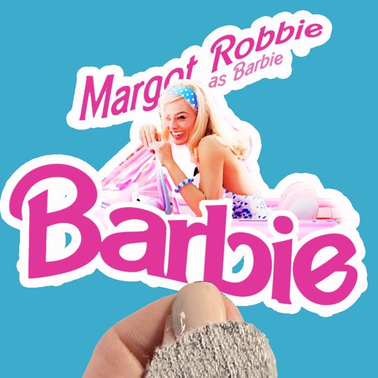 Barbie girl Vinyl Stickers, BARBIE COWGIRL sticker