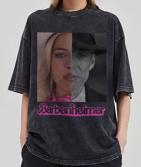Barbenheimer T-Shirt, Barbie Oppenheimer Tee,  Barbie Movie Inspired Shirt