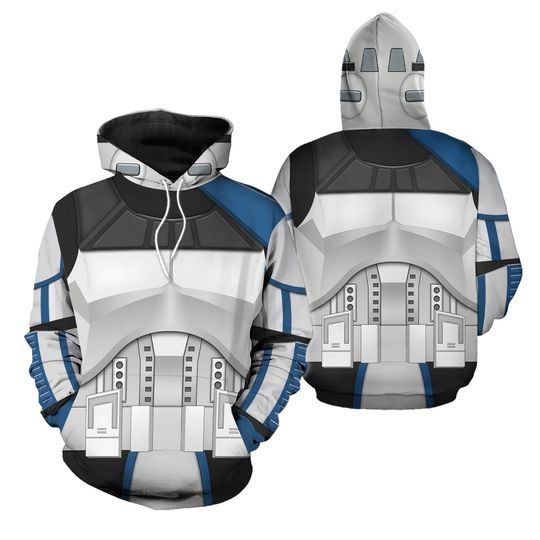 Captain Rex Star Wars - Hoodies Pullover - Sweatshirt Tracksuit 3D