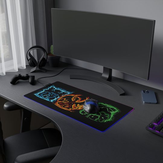 PKM LED Gaming Mouse Pad