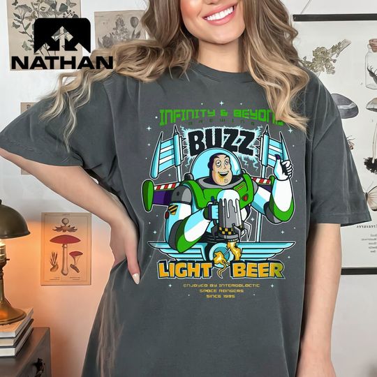 Disney Buzz Light Beer Shirt, Toy Story Shirt, Beer tshirt, Day Drinking Shirts, Disney Drink Shirt, Buzz Lightyear Shirt, Disney Shirt 2023