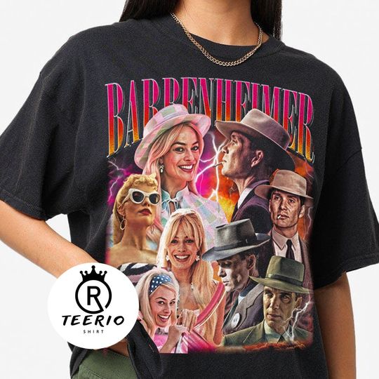 Barbenheimer Vintage T-Shirt, Gift For Women and Man Unisex T-Shirt
