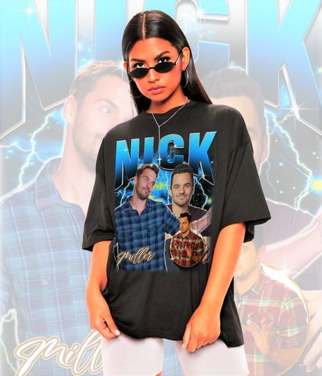 Nick Miller Shirt, Nick Miller Homage Vintage Tshirt, Nick Miller Retro Shirt