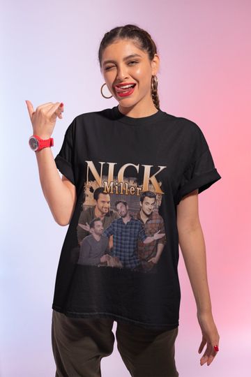 Nick Miller Retro Shirt, Nick Miller Merch Gift